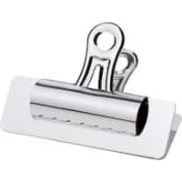 Office Depot Bulldog Clips 100mm Silver Pack of 6