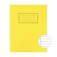 Silvine Exercise Book A5 Ruled Side Bound Manila Soft Cover Yellow  80 Pages 40 Sheets Pack of 10