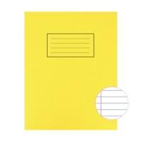 Silvine Exercise Book EX103 Yellow Ruled A5 17.8 x 22.9 cm Pack of 10