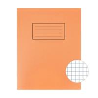 Silvine Exercise Book A5 Squared Orange 80 Pages Pack of 10