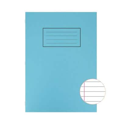 Silvine Exercise Book A4 Ruled Blue 80 Pages Pack of 10