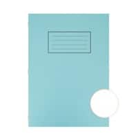 Silvine Exercise Book A4 Plain Manila Soft Cover Blue  80 Pages 40 Sheets Pack of 10