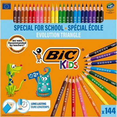 BIC Colouring Pencils Kids 8878311 Assorted Pack of 144