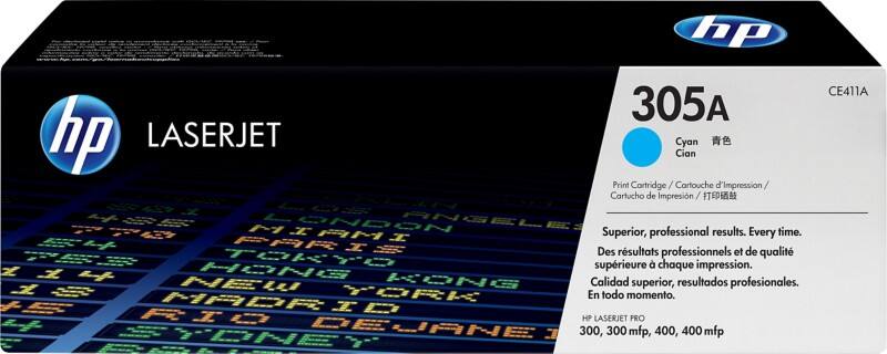 HP 305A Original Toner Cartridge CE411AC Cyan