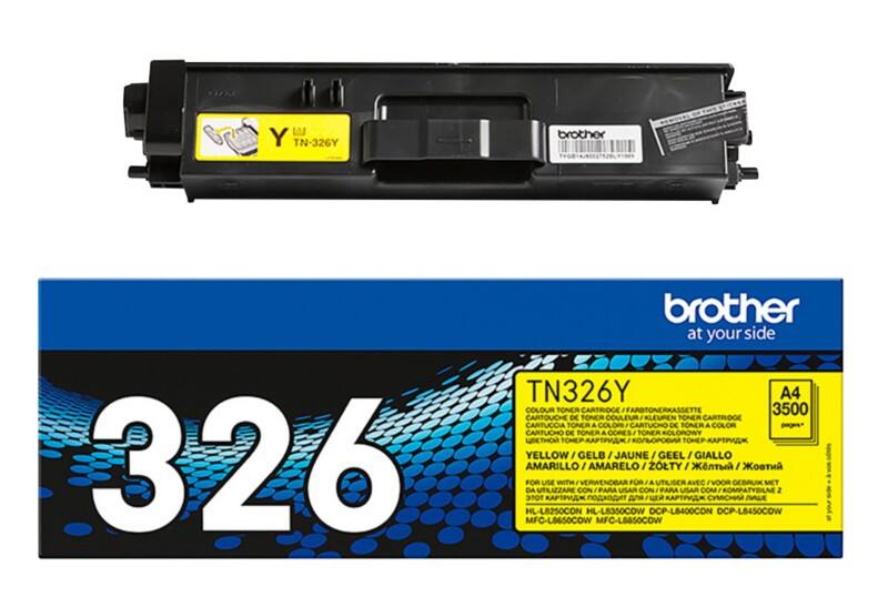 Brother TN-326Y Original Toner Cartridge Yellow