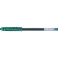 Pilot Super Gel Rollerball Pen Medium 0.4 mm Green Pack of 12