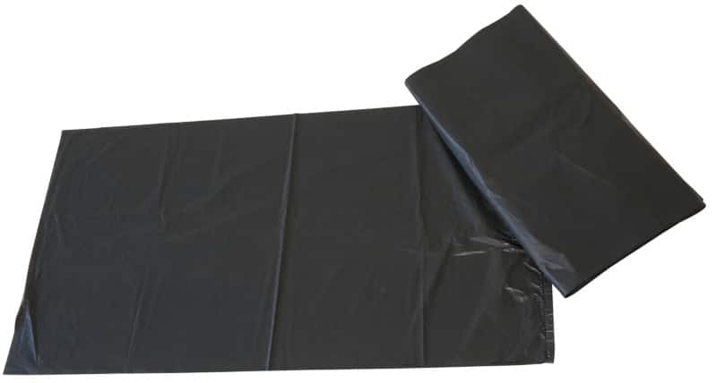 Paclan Heavy Duty Bin Bags 100 L Black PE (Polyethylene) 30 microns Pack of 200