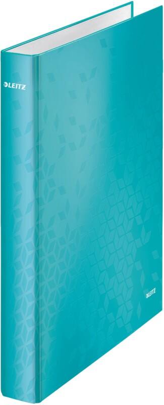 Leitz WOW 25 mm Ring Binder Manila Cardboard A4 2 Rings Blue