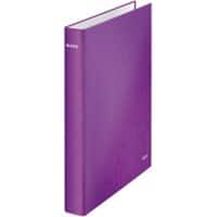 Leitz WOW Ring Binder A4 Manila Cardboard 2 ring 25 mm Purple