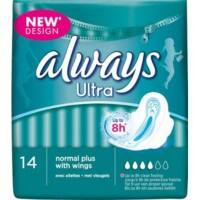 Always Ultra Norm Plus 14 Pads Pack of 16 