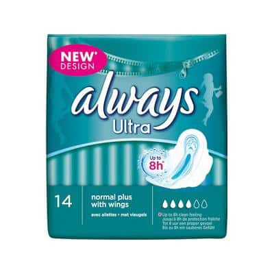 Always Ultra Norm Plus 14 Pads Pack of 16 