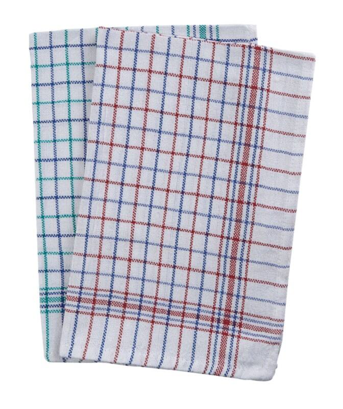 Tea Towels Assorted 45cm Pack of 10