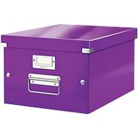 Leitz Click & Store WOW Storage Box A4 Laminated Cardboard Purple 281 x 370 x 200 mm