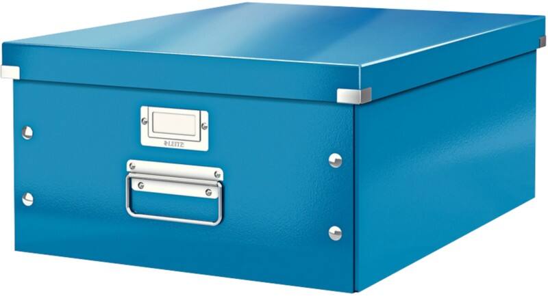 Leitz Click & Store WOW Storage Box A3 Laminated Cardboard Blue 369 x 482 x 200 mm