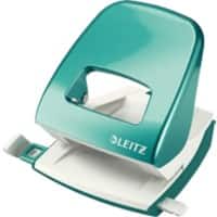Leitz NeXXt WOW 2 Holes Hole Punch Metal 30 Sheets 5008 Ice Blue