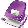 Leitz NeXXt WOW Metal 2 Hole Punch 5008 30 Sheets Purple