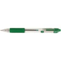 Zebra Z-Grip Ballpoint Pen Green Medium 0.6 mm Refillable Pack of 12