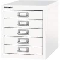 Bisley Desktop Drawer H125NL-AB9 5 Drawers White 279 x 380 x 325 mm