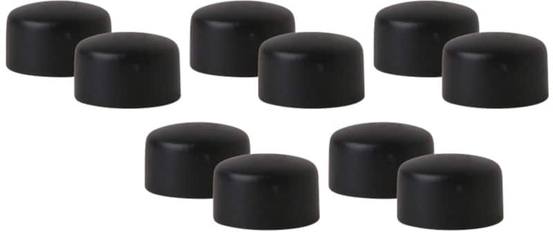Viking Whiteboard Magnets Black 0.8 kg bearing-capacity 10 mm Pack of 10