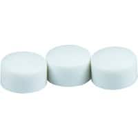 Viking Whiteboard Magnets White 0.8 kg Bearing Capacity 10 mm Pack of 10