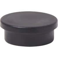 Viking Whiteboard Magnets 20MM Black 2 x 2 cm Pack of 10