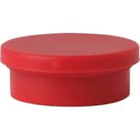 Viking Whiteboard Magnets 20MM Red 2 x 2 cm Pack of 10