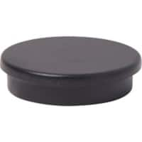 Viking Whiteboard Magnets Black 2 kg Bearing Capacity 30 mm Pack of 10