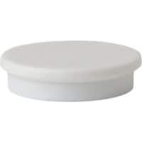 Viking Whiteboard Magnets White 2 kg Bearing Capacity 30 mm Pack of 10