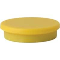 Viking Whiteboard Magnets Yellow 2 kg Bearing Capacity 30 mm Pack of 10