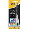 BIC 4 Colours Stylus Ballpoint Pen Black, Blue, Green, Red Medium 0.4 mm Refillable