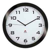 Alba Analog Wall Clock HORISSIMO N 38 x 5.5cm Black