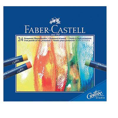 Faber-Castell Creative Studio Oil Pastel Crayons Assorted Colours box 24