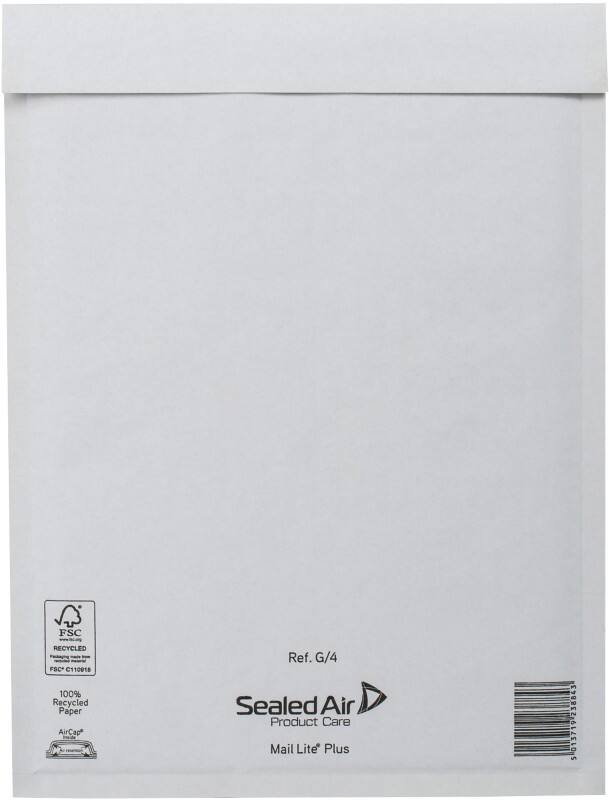 Mail Lits Plus Padded Envelopes G/4 Plain Peel and Seal 79 gsm Pack of 50