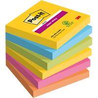 3x 200 Neon Sticky Tabs Notes Asorted Color Tag Orange Pink Yellow Green  Blue