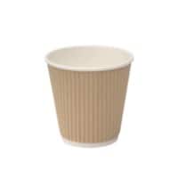 Benders Disposable Cup Paper 225 ml 80 mm Brown Pack of 25
