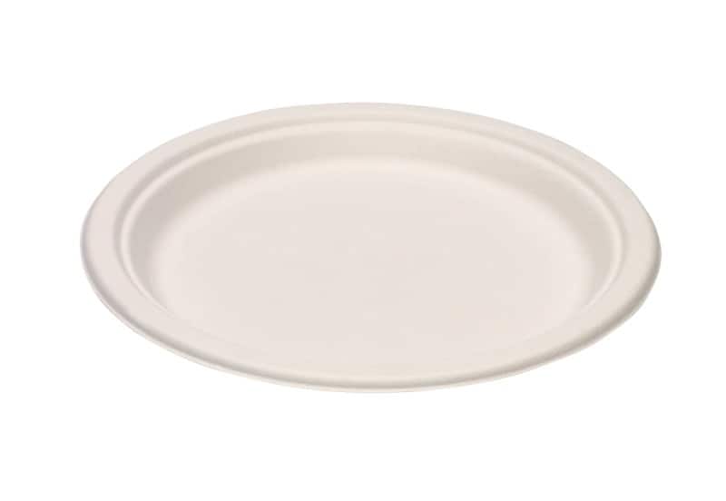Disposable Plates Paper 17cm White Pack of 100