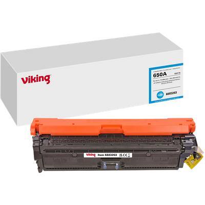Viking Compatible for HP 650A Cyan Toner Cartridge CE271A