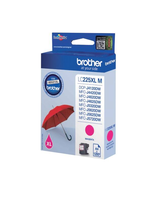 Brother LC225XLM Original Ink Cartridge Magenta