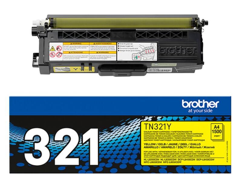 Brother TN-321Y Original Toner Cartridge Yellow