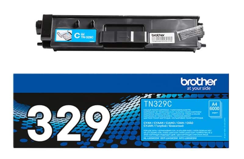 Brother TN-329C Original Toner Cartridge Cyan