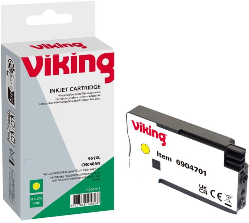 Viking 951XL Compatible HP Ink Cartridge CN048AE Yellow