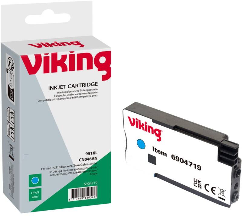Viking 951XL Compatible HP Ink Cartridge CN046AE Cyan