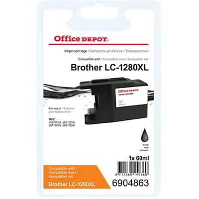 Office Depot Compatible Brother LC1280XLBK Ink Cartridge Black