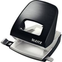 Leitz NeXXt Style Metal 2 Hole Punch 5006 30 Sheets Satin Black