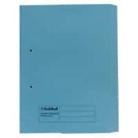 Guildhall Spiral File Foolscap Blue Manila 420 gsm Pack of 25