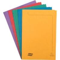 Europa Square Cut Folder Assorted Manila Pack of 50