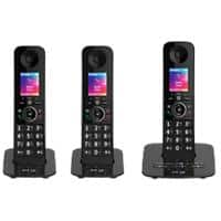 BT Premium Cordless Telephone 90632 Black Trio Handset