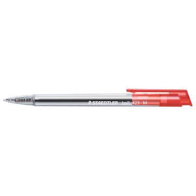 Staedtler 423M Retractable Ballpoint Pen Medium 0.4 mm Red Pack of 10