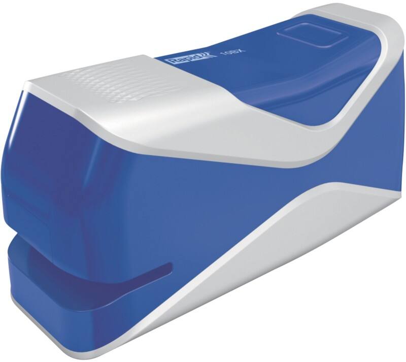 Rapid Fixativ Mobile Electric Stapler 10BX Blue 10 sheets