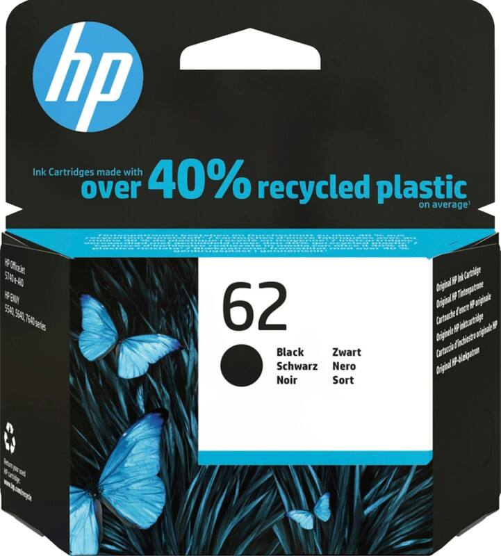 HP 62 Original Ink Cartridge C2P04AE Black